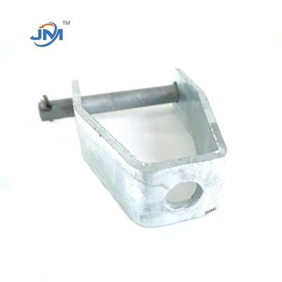Toissijainen Clevis Bracket Hot DIP galvanized Pole Line Hardware
